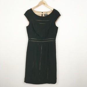 Adrianna PapellBlack Sheath Dress Cap Sleeve